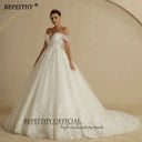 Ivory Glitter Wedding Dress for Bride