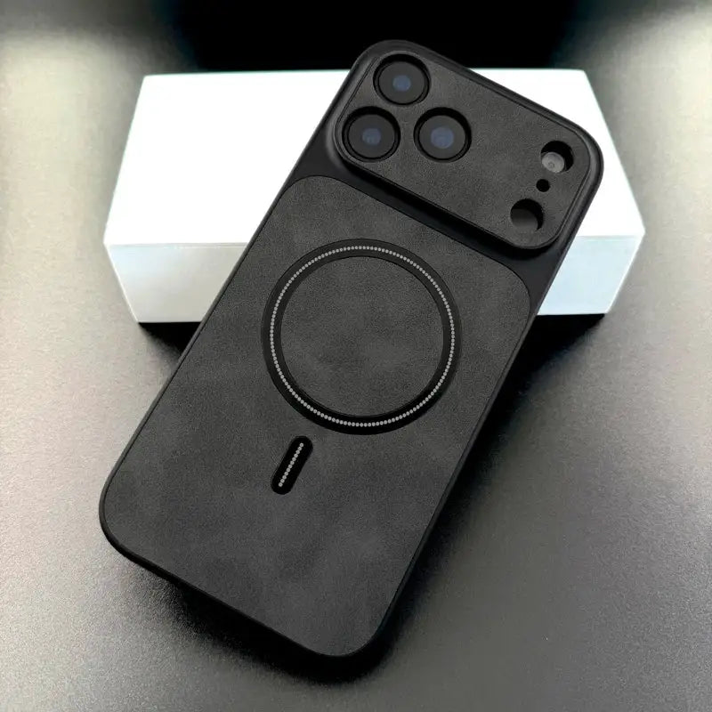 Luxury Retra Faux Leather Case For iPhone 18 17 16 15 14 13 Pro Max 17Pro 16Pro 15Pro 14Pro for Magsafe Wireless Charge Cover