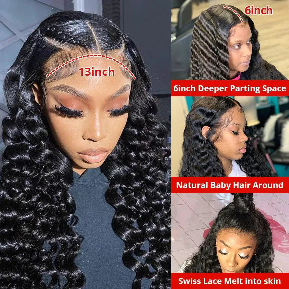 Premium 13x6 HD Lace Frontal Glueless Brazilian Wig