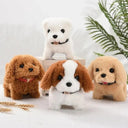 Walking Plush Robot Dog Toy - Interactive Gift for Kids