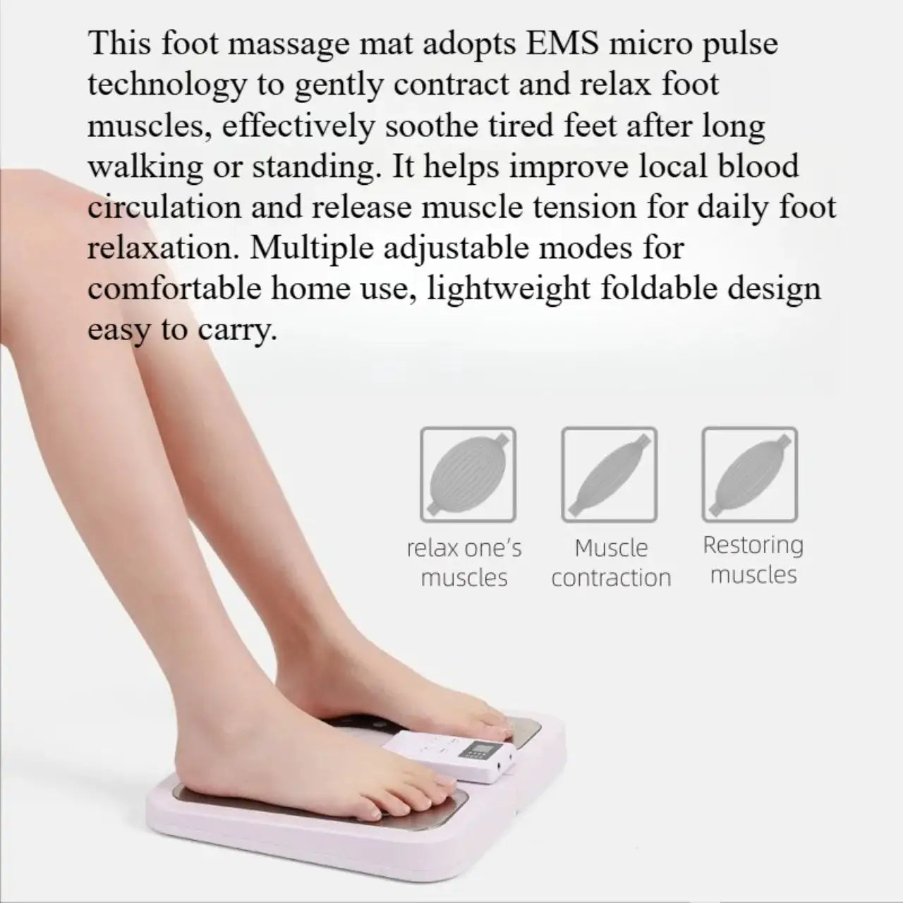 Leg Automatic Dredging Tool New Foot Foot Massage Machine Massage Pulse Meridian Foot EU Heating