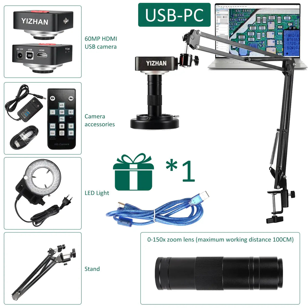 Portable Video Digital - Microscope — product view 9