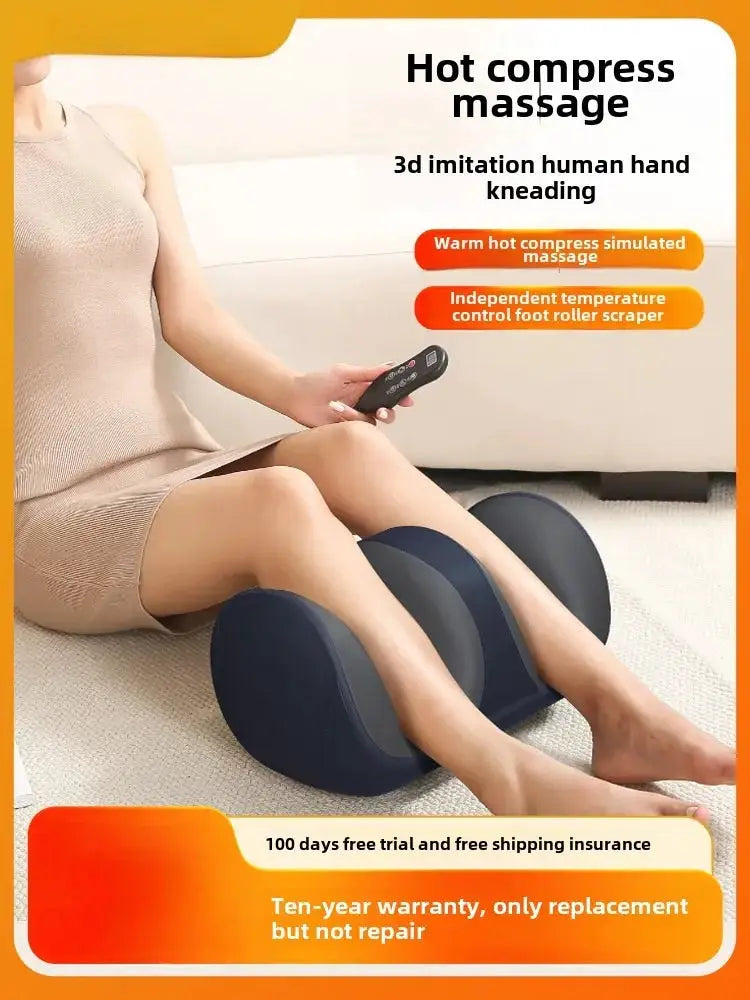 3D Shiatsu Foot Massager for Circulation Relax, Machine with Deep-Kneading Heat, Calf Massager,Ideal Gift for Mom Dad Friends