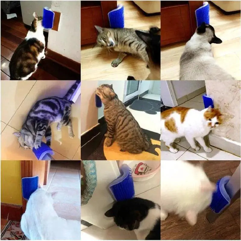 Cat Scratcher Massager Grooming Brush for Cats and Dogs