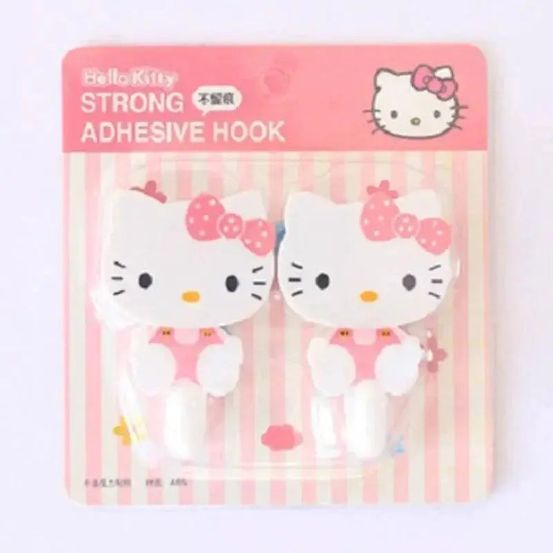 Hello Kitty Sanrio Adhesive Key Holder Cute Keys Organizer