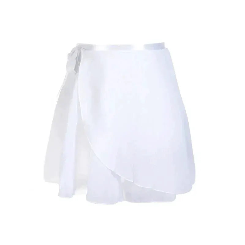 Elegant Ballet Chiffon Skirt And Floral Leotard Dance Wear