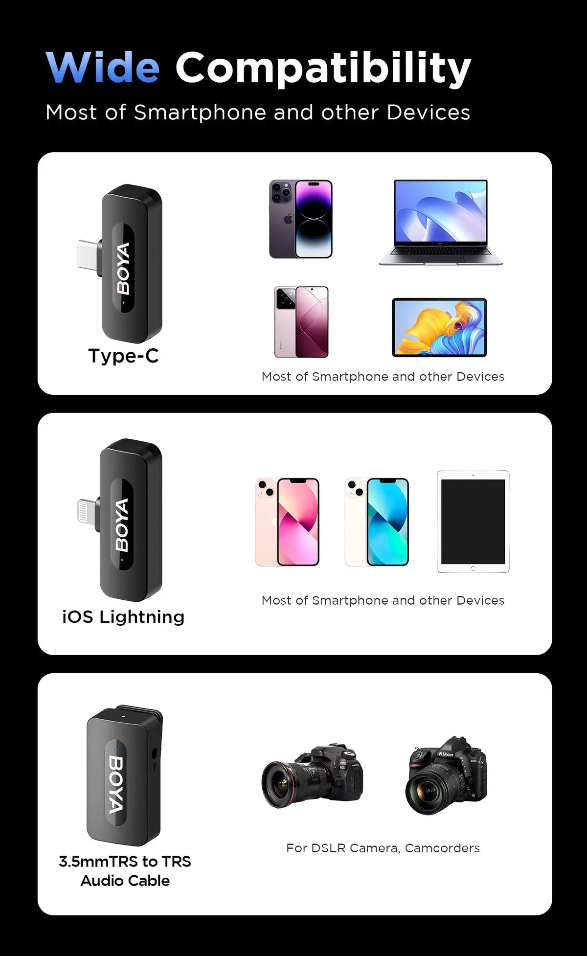 BOYA Lavalier Mic for Streaming Crisp — product view 16