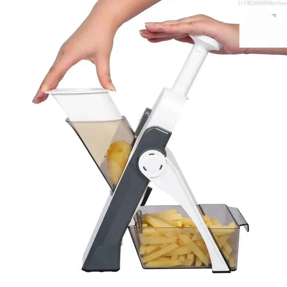 Safe Five In One Manual Vegetable Chopper Slicer D479 - OurLum.com