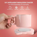 USB Mug Warmer Cup Heater Adjustable Temperature Keeps Coffee Tea Milk Warm