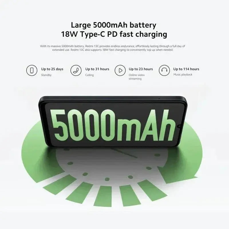 Redmi 13C Global Smartphone MediaTek Helio G85 90Hz Display