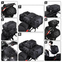 Rhinowalk Motorcycle Waterproof Rear Seat Bag