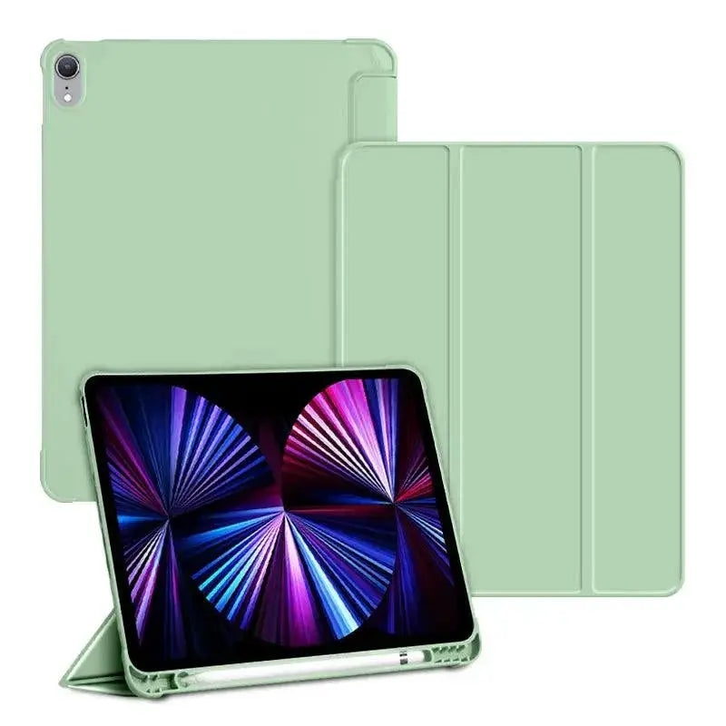 iPad Case With Pencil Holder Stylish Smart Cover Protection
