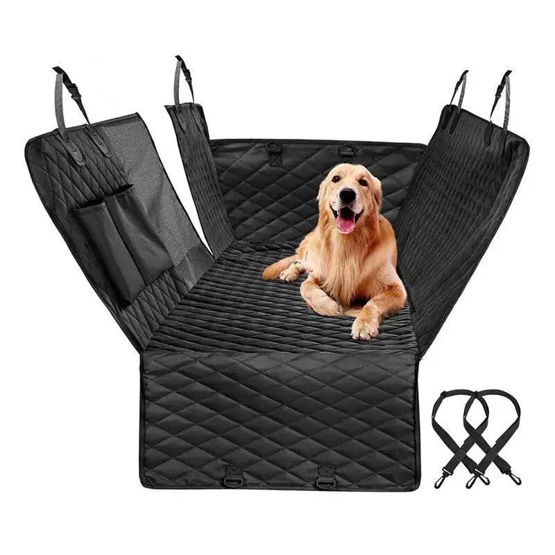 Double Zipper Waterproof Car Pet Seat Pad Rear Seat Cover
