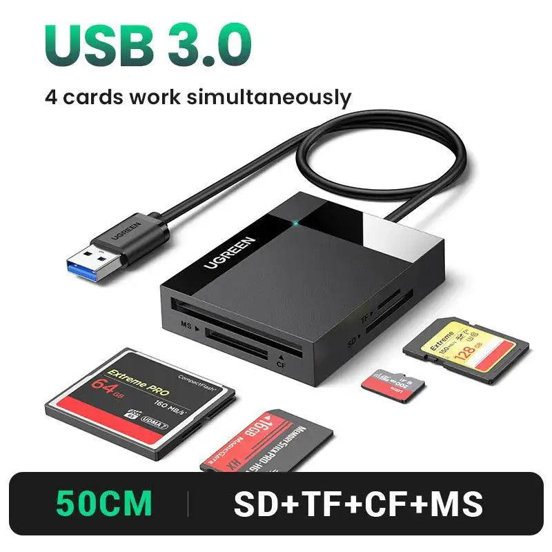 Card Reader USB 3.0 USB C OTG Rapid Data Transfer Device
