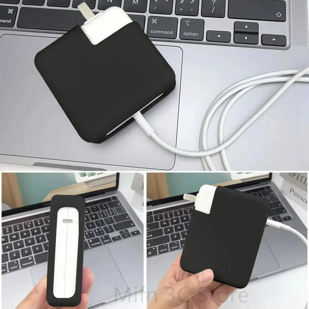 MacBook Pro Power Supply Case Durable Silicone Protection