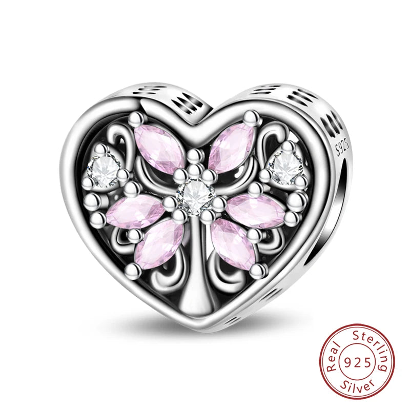 Sterling Silver Charm Beads Forever