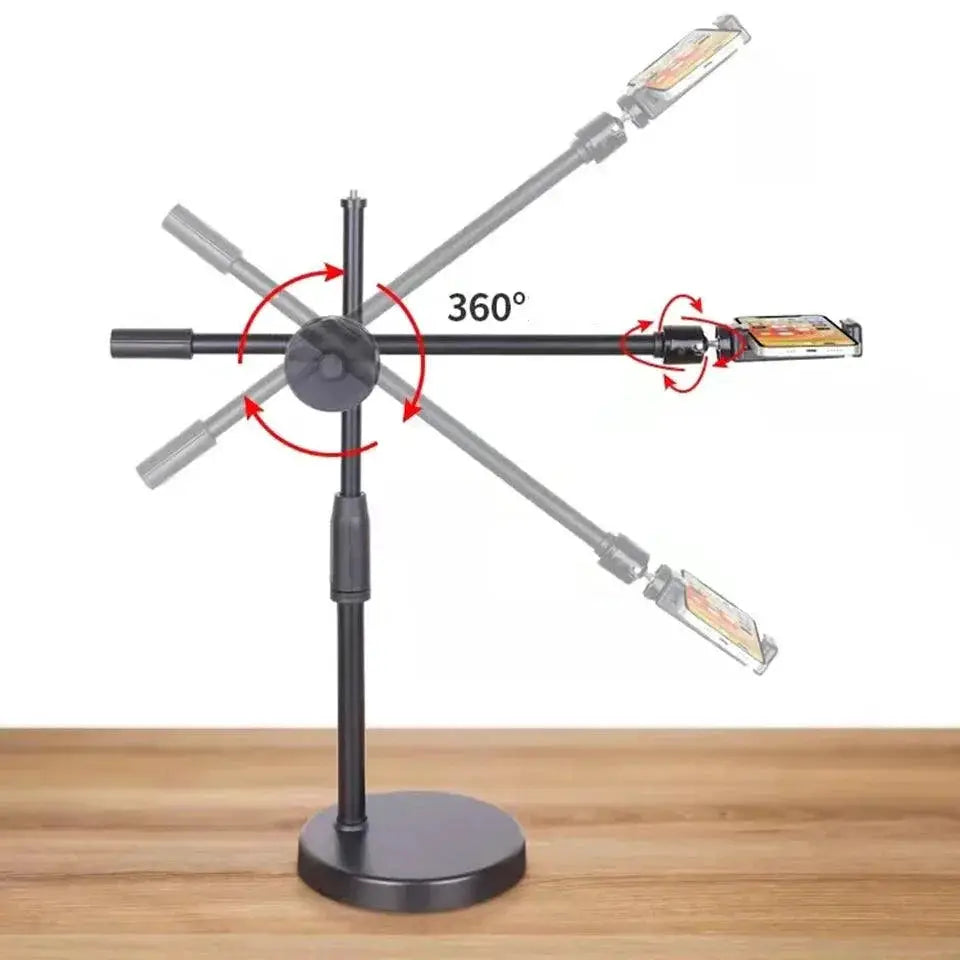 Nail Art Photography Stand With Ring Light For Illumination