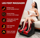 Multi-Function Vibration Foot Massager Calf Foot Machine with Pressure Heating and Blood Circulation Features