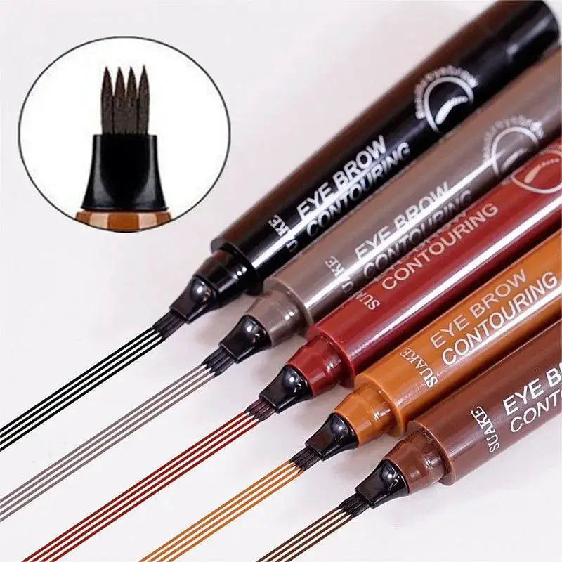 Waterproof Microblading Eyebrow Pencil Define Brows Effect