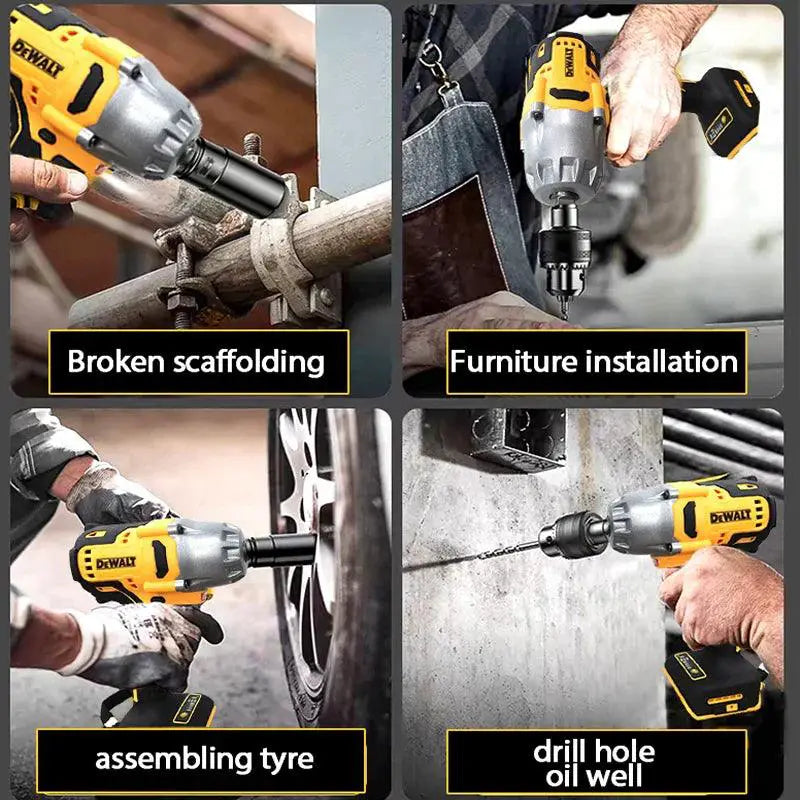 1/2in Brushless Cordless Impact Wrench for Heavy-Duty Tasks - OurLum.com