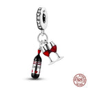 Real Sterling Silver Colorful Butterfly