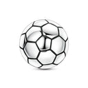 Sterling Silver Charm Soccer Football