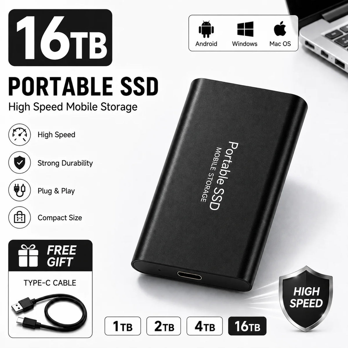 USB Laptop Portable SSD