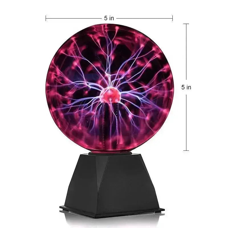 Touch Activated Plasma Ball Lamp Night Light For Kids