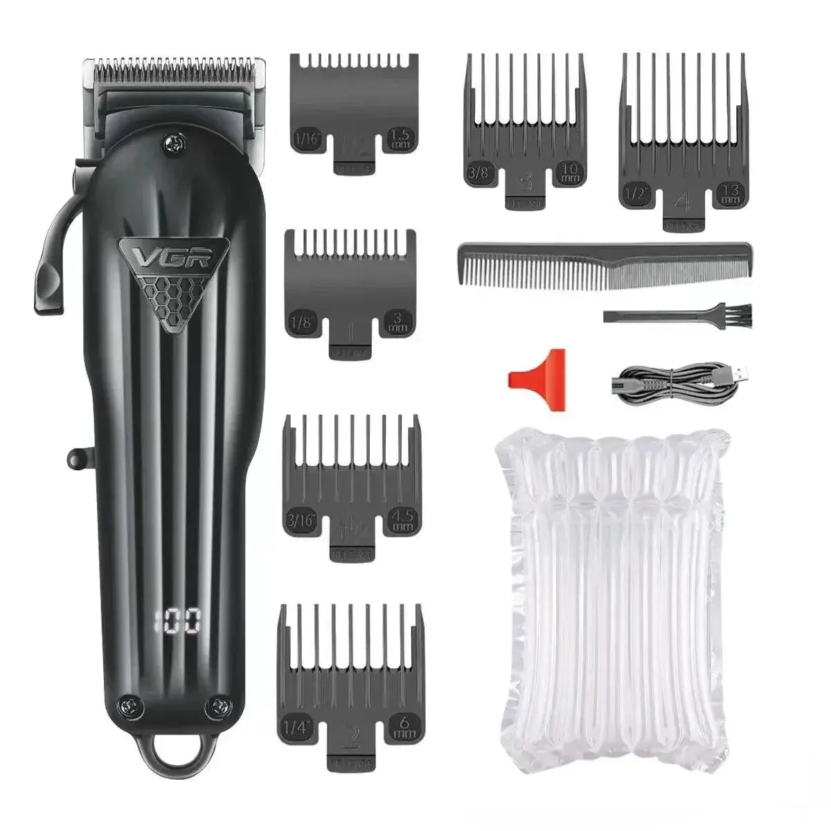 VGR Hair Clipper Trimmer Cordless Precision Grooming Tool