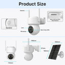 Smart Solar Outdoor Camera for Homes
