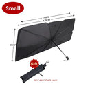 Foldable Car Sunshade - Quick Heat Shield Guard.