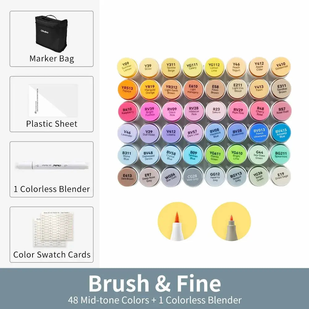 Ohuhu Honolulu Sketching Markers — product view 8