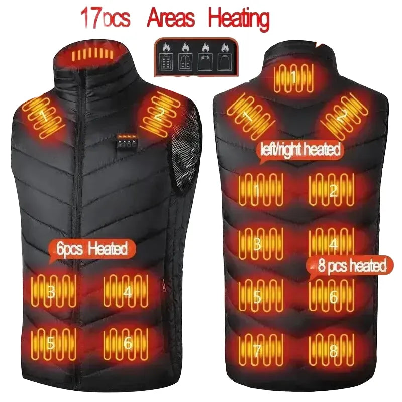 Heated Vest for Men Women Winter Warmth — product view 1