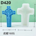 Jesus Easter Egg Rabbit Candle Silicone Mold