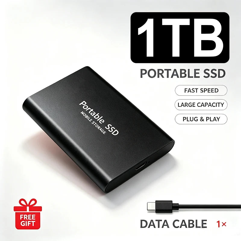 Portable Laptop External SSD Drive