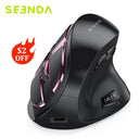 Seenda Vertical Wireless Mouse for Ergonomic Multi-device Use