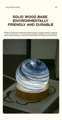 Moon Glass Lamp For Kids Soothing Glow