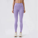 Back Pocket Yoga Leggings Women High Waist Pants
