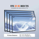 Height Adjustable Swivel TV Floor Stand