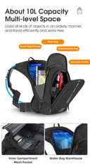 West Biking 10L Lightweight Cycling Backpack for Adventures