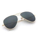 Unisex Gradient Mirror Pilot Sunglasses with UV400 Protection