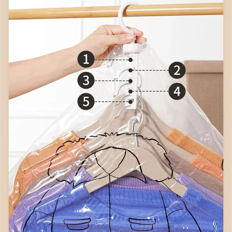 Hanging Vacuum Bags Ultimate Space Saving Clothing Storage