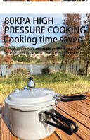 Pressure Cooker Compact Outdoor with Folding Handle 2.2L