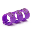 Birds Feet Ring Plastic Clip Rings for Avian Comfort 100pcs