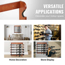 SucceBuy Wood Gun Rack Wall Mount Guns