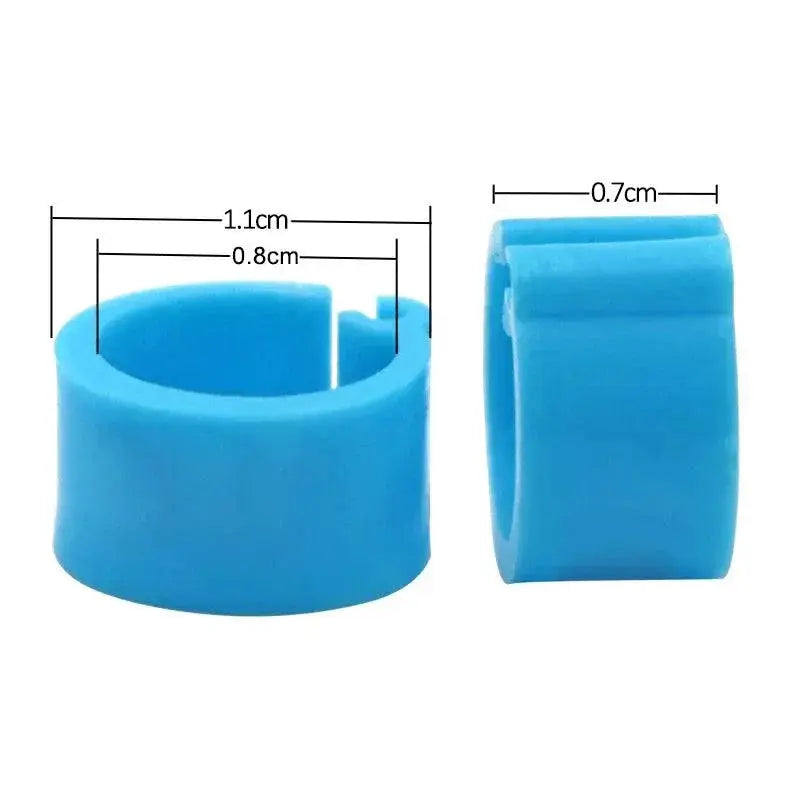 Birds Feet Ring Plastic Clip Rings Avian Comfort 100pcs
