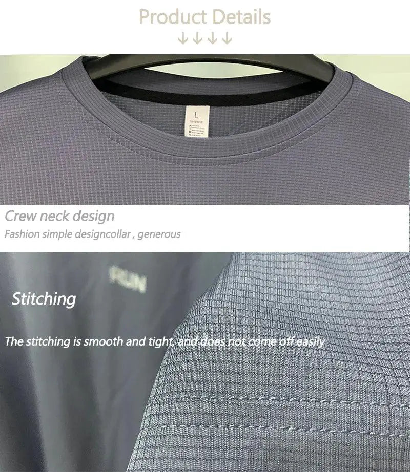 Quick Dry Breathable Long Sleeve Fitness T Shirt For Men