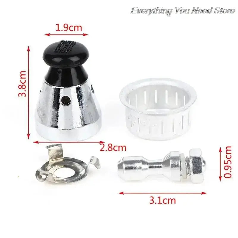 4 Piece High Pressure Cooker Exhaust Valve Kit Aluminum