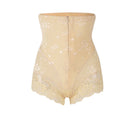 Sexy Lace Body Shaper Panties with Zipper Slimming Shapewear