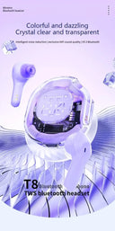 New T8 TWS Wireless Bluetooth Headset 5.3 Earbuds Bass